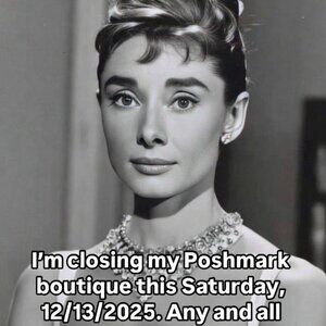 Closet is closing today, Saturday 12/13 - Make an offer.  Final Sale!!